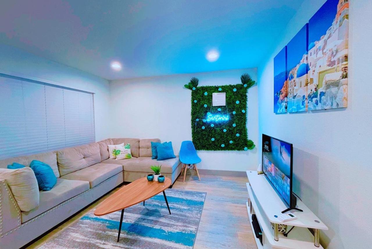 Modern Santorini Suite Houston Nrg Tmc Luxurious Walkable Exterior photo